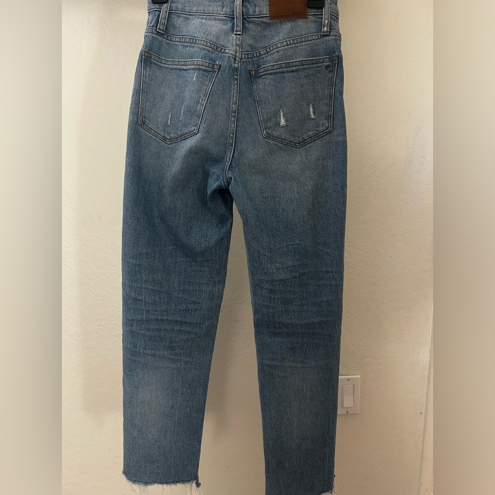 Madewell High Rise Classic Straight Jeans - Picture 2 of 3